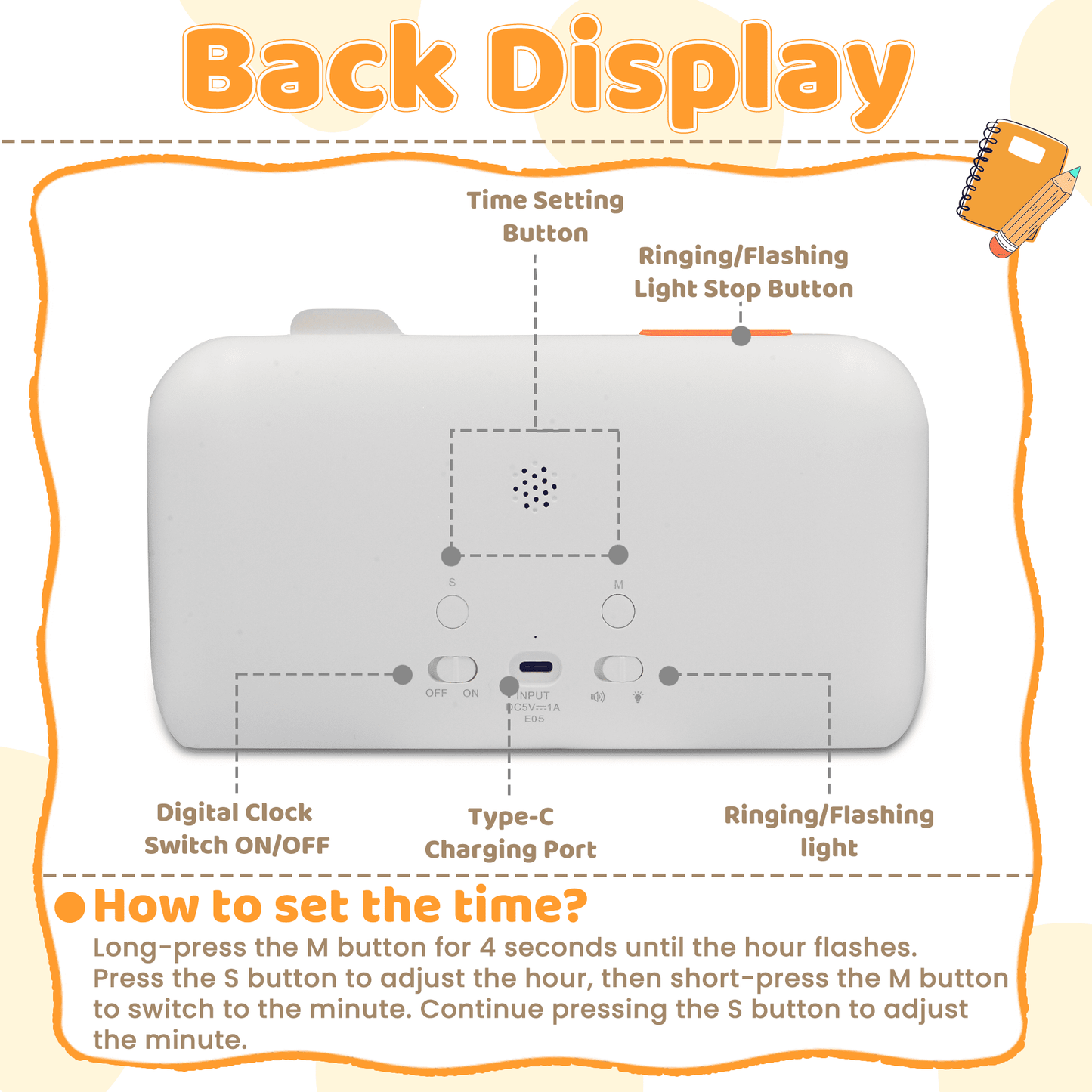 Chargeable Task Timer, to-do List with Visual Timer for Adults and Students, Daily Chore Board for Kids, 60-Minute Visual Timer for Classroom, Office and Home, Time Management Tool